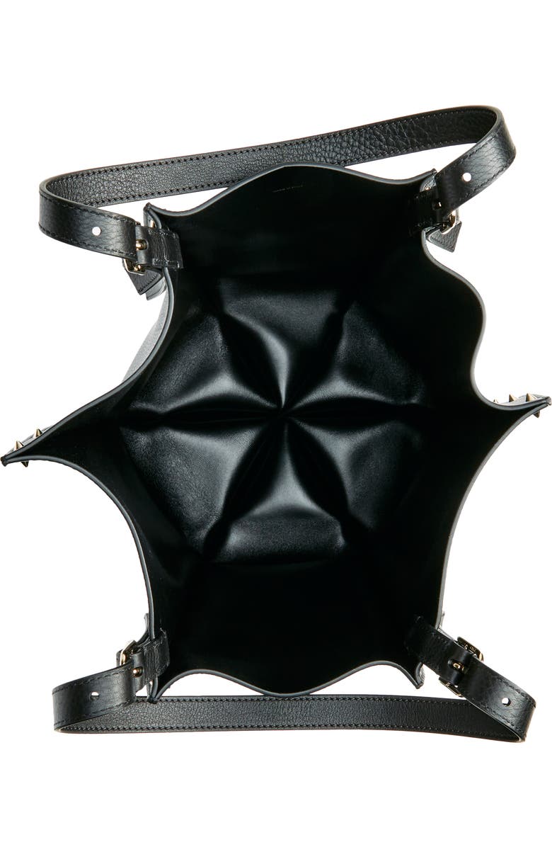 Chloé Carmela Spike Stud Leather Tote, Alternate, color,