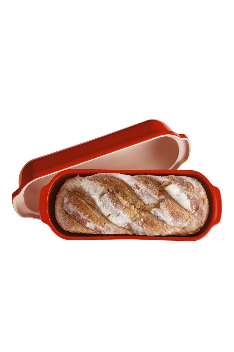 Italian Bread Loaf Baker, Alternate, color, Burgundy