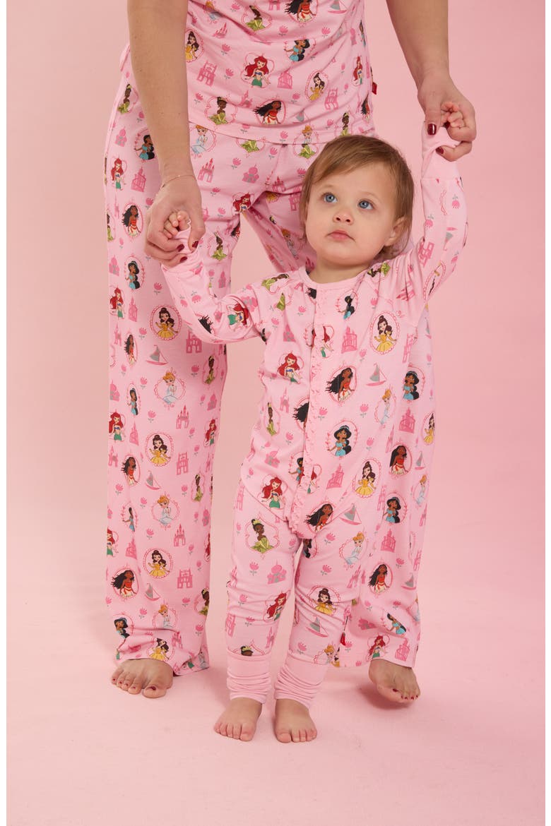 Princess Royal Radiance Ruffle Magnetic Convertible Footie, Alternate, color, PRINCESS ROYAL RADIANCE