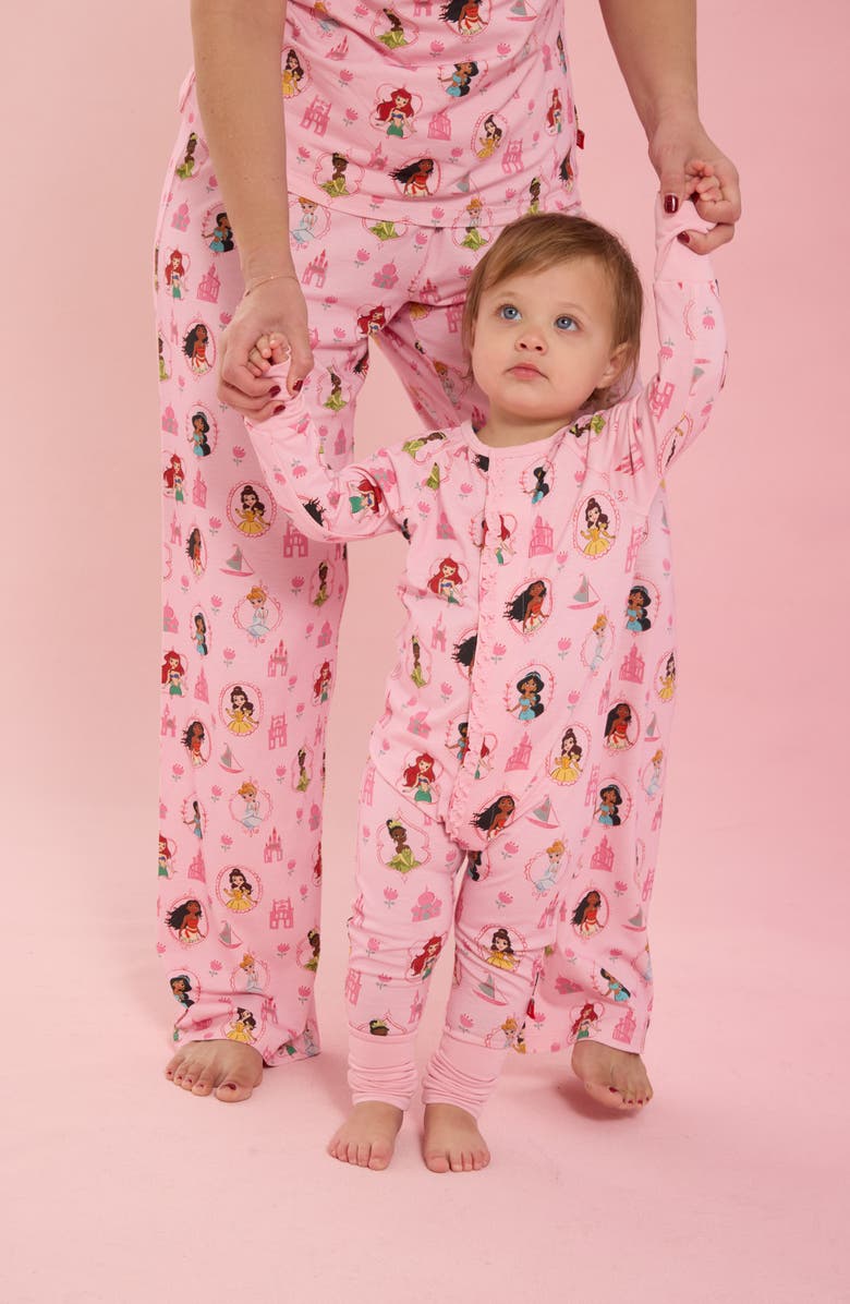 Magnetic Me Princess Royal Radiance Ruffle Magnetic Convertible Footie, Alternate, color, Princess Royal Radiance