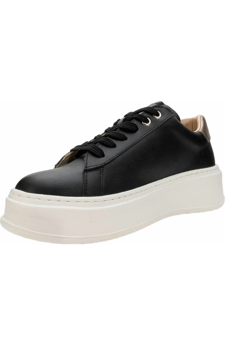 Forever & Always Shoes Gueno Leather Platform Sneakers, Alternate, color,