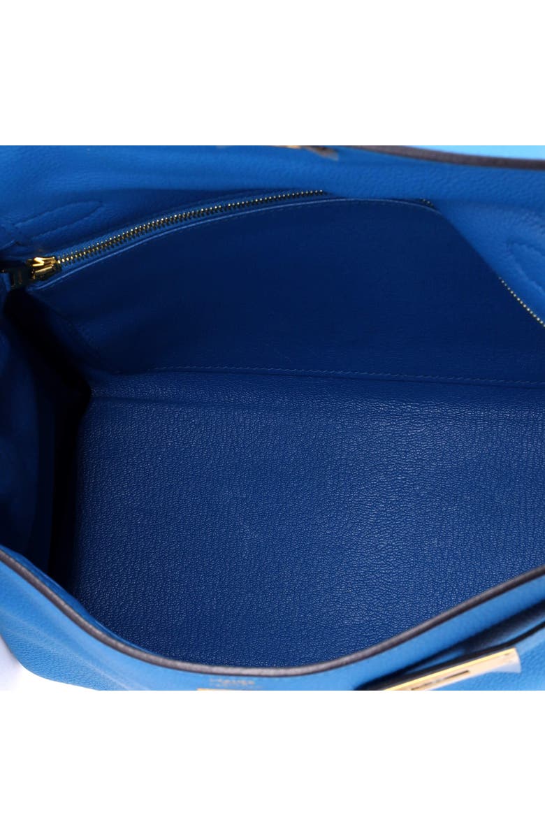 Pre-Owned Hermes Kelly Handbag Blue Togo with Gold Hardware 28, Alternate, color, Bleu Zanzibar