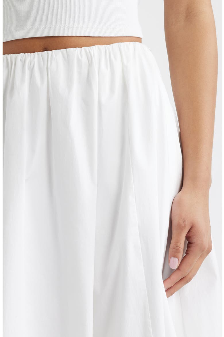 Bubble Midi Skirt, Alternate, color, WHITE