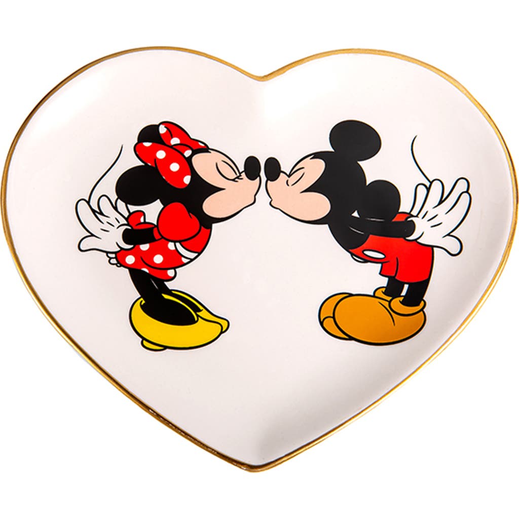 Disney Mickey Mouse And Minnie Mouse Jewelry Tray In Multi