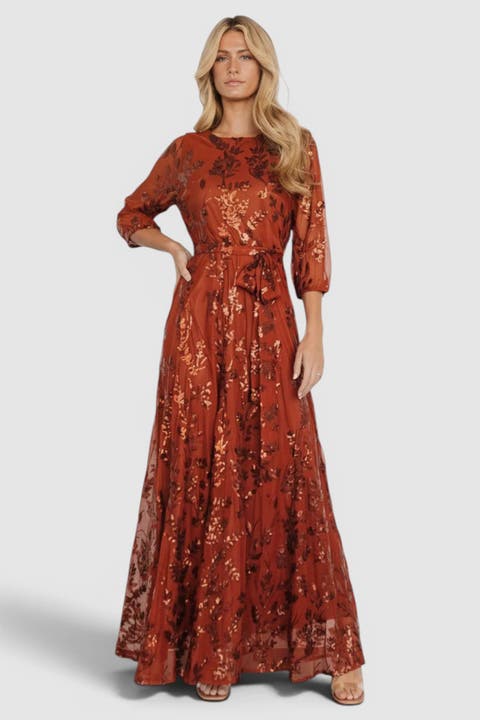 Destiny Sequin Maxi Dress
