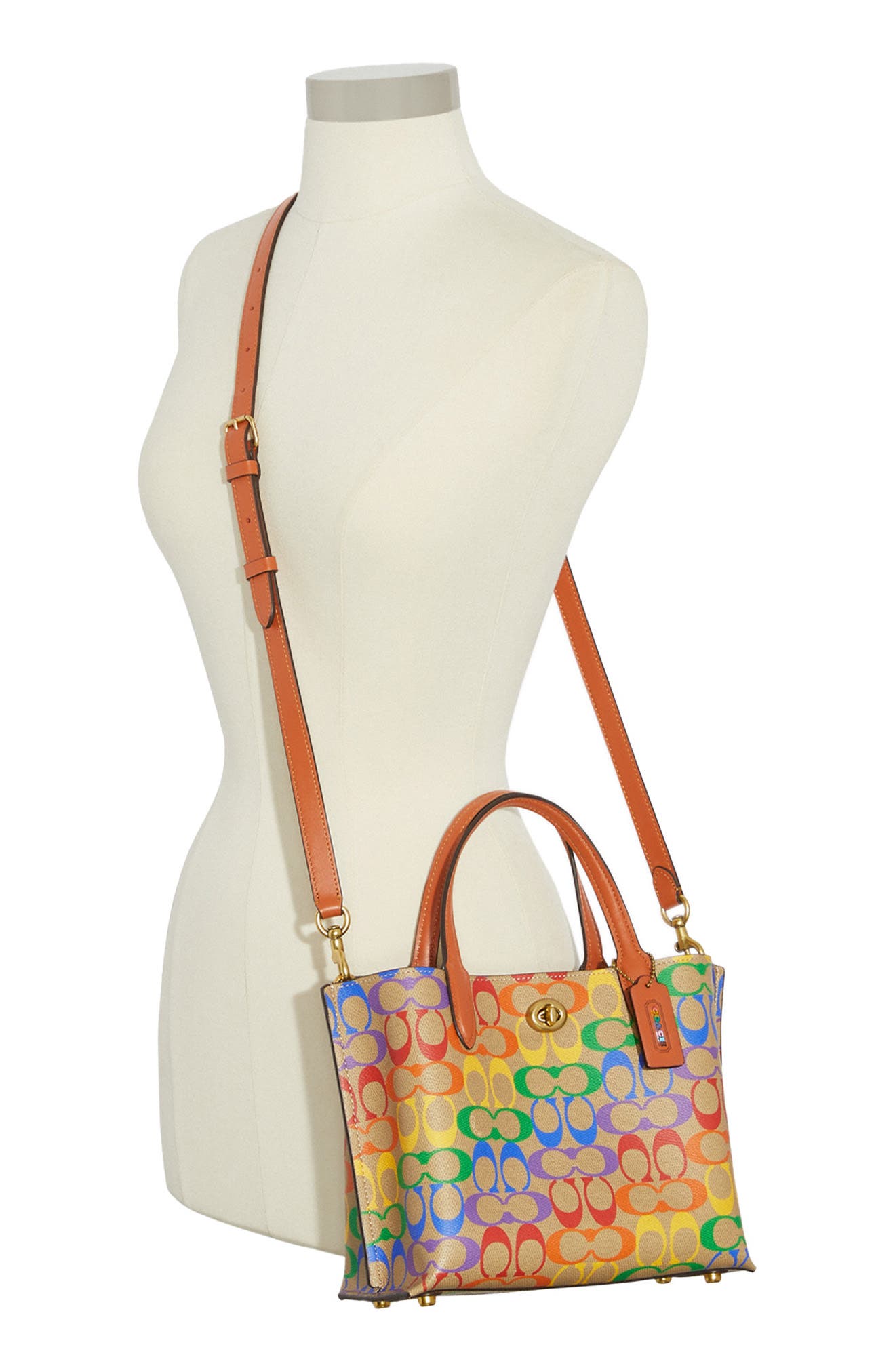 COACH Pride Coated Canvas Tote Bag, Alternate, color, 