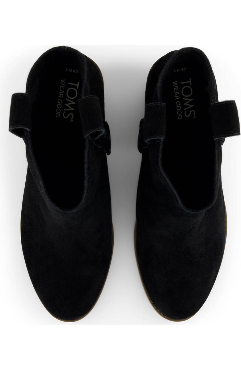 TOMS Constance Braid Bootie, Alternate, color, Black