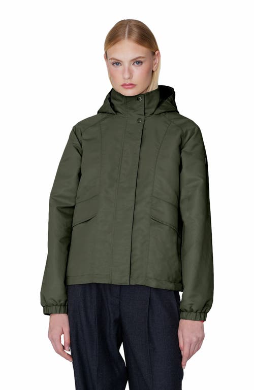 Quartz Co. Lisa | Lightweight Hooded Jacket In Sage