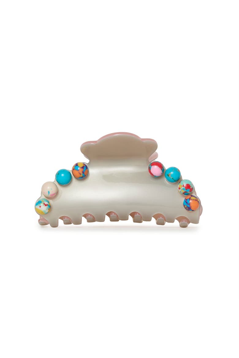 Medium Stone Claw Clip, Main, color, TERRAZO MULTI