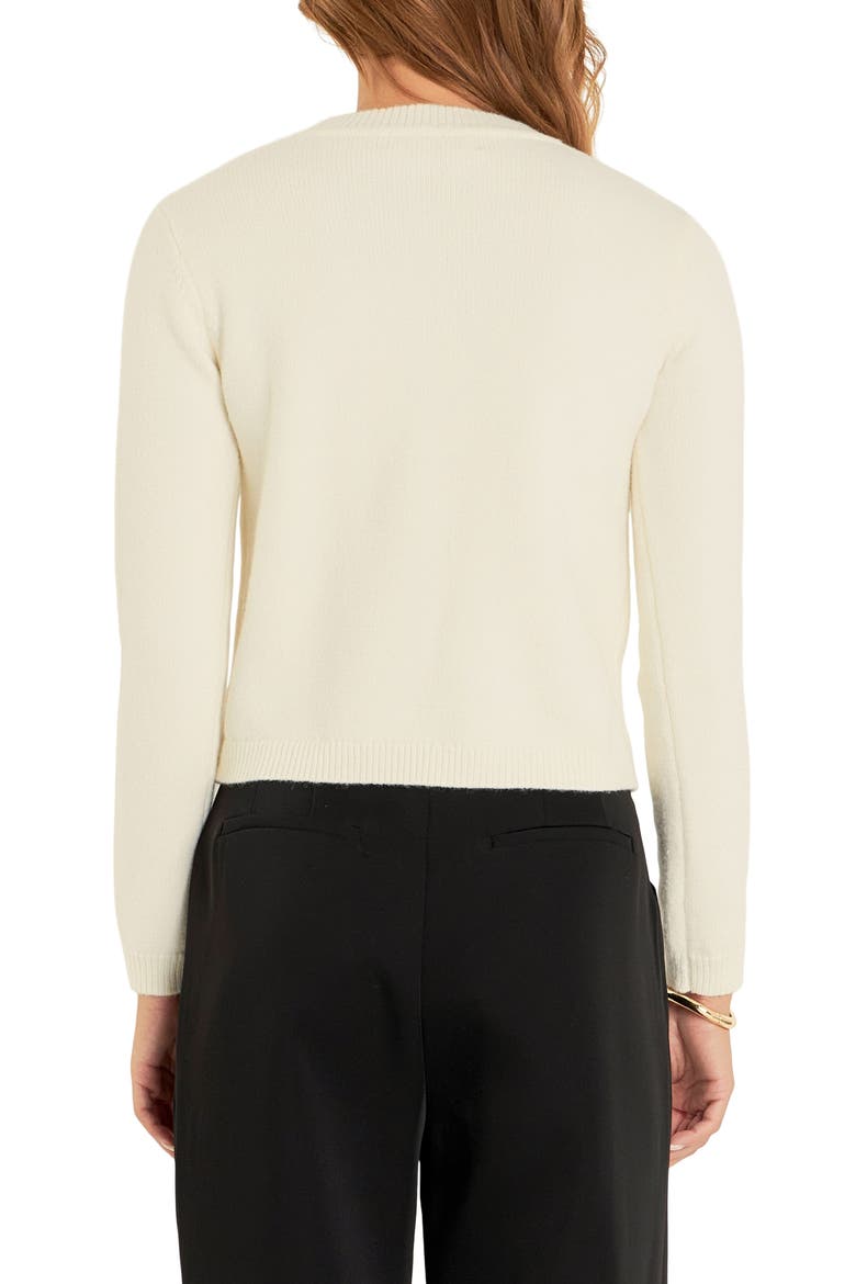 Silver Heart Sweater, Alternate, color, OFF WHITE