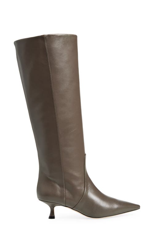 Stuart Weitzman 50mm Naomi Suede Pointed-toe Knee-high Boots In Multi