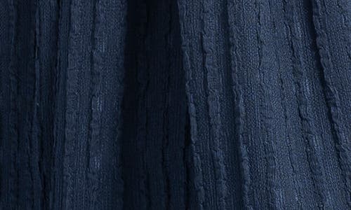 Max Studio Textured Knit Maxi Dress In Navy