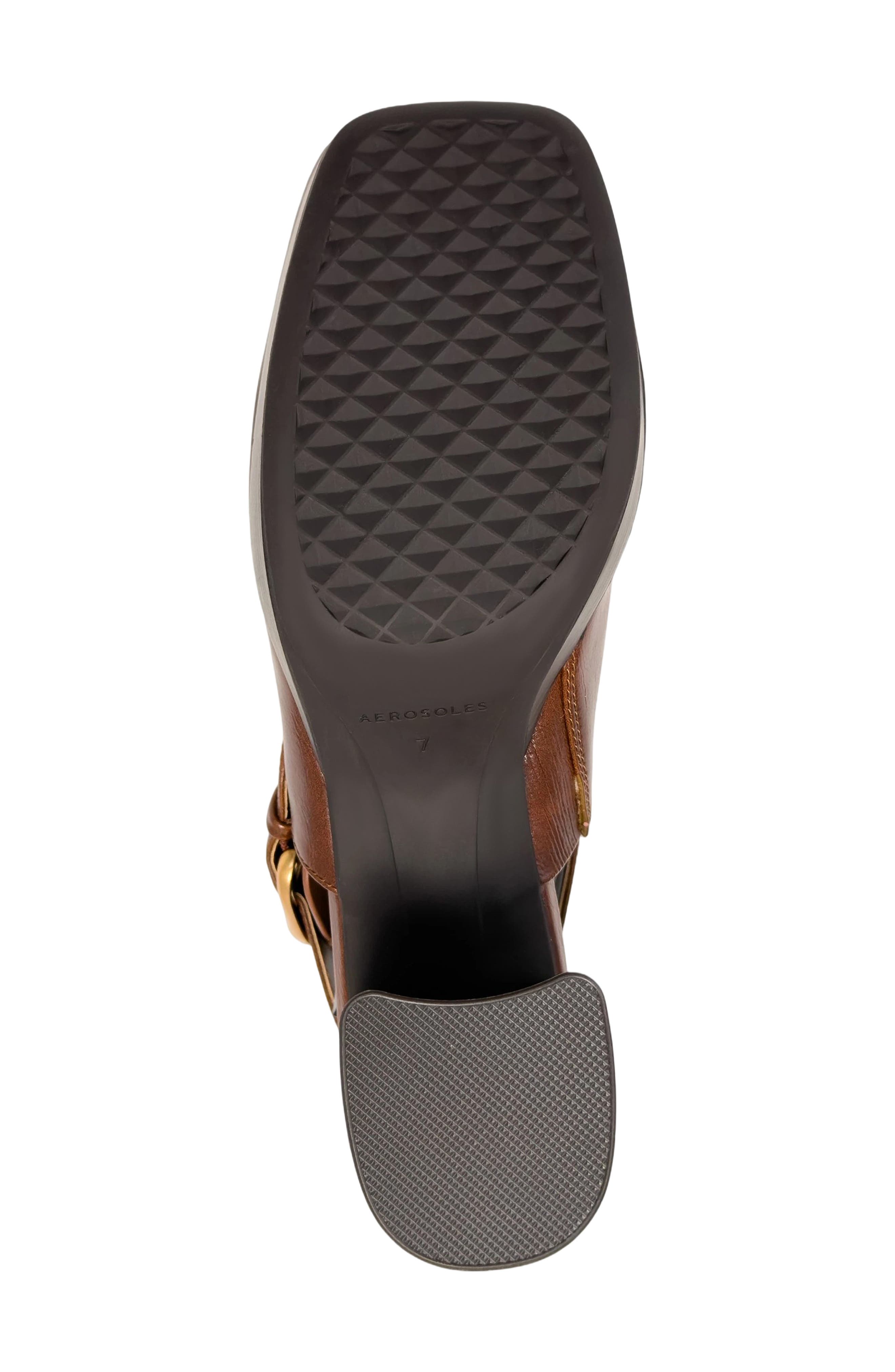 Shayla Faux Leather Platform Slingback Mule, Alternate, color, CARAMEL FAUX LTHR