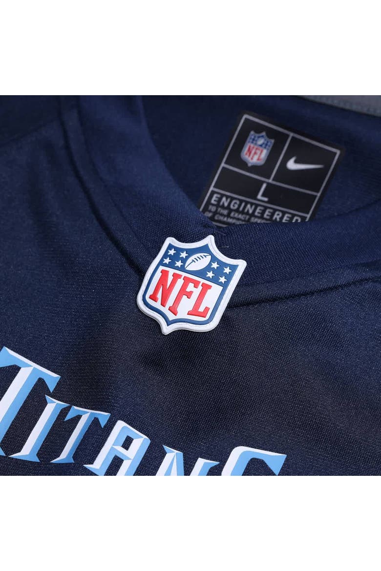 Men's Nike Jeffery Simmons  Navy Tennessee Titans  Game Jersey, Alternate, color, Navy