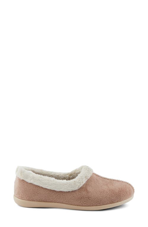 Flexus By Spring Step Amalie Faux Fur Slipper In Brown