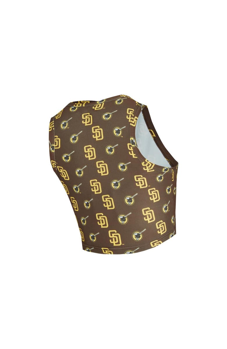 CONCEPTS SPORT Women's Concepts Sport  Brown San Diego Padres Knit Tank Top & Skort Set, Alternate, color, Brown