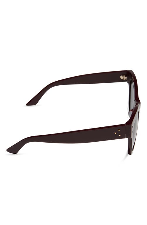 Diff Eva 53mm Cat Eye Sunglasses In Purple