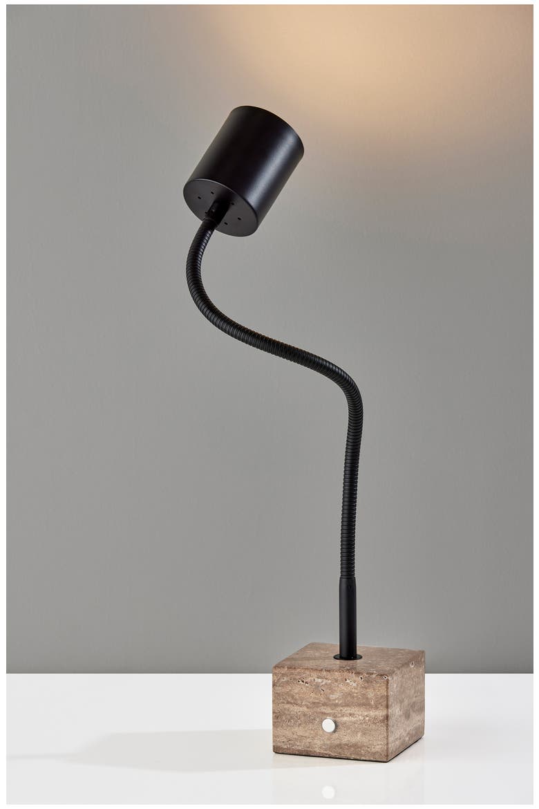 Rutherford LED Desk Lamp, Alternate, color, BLACK