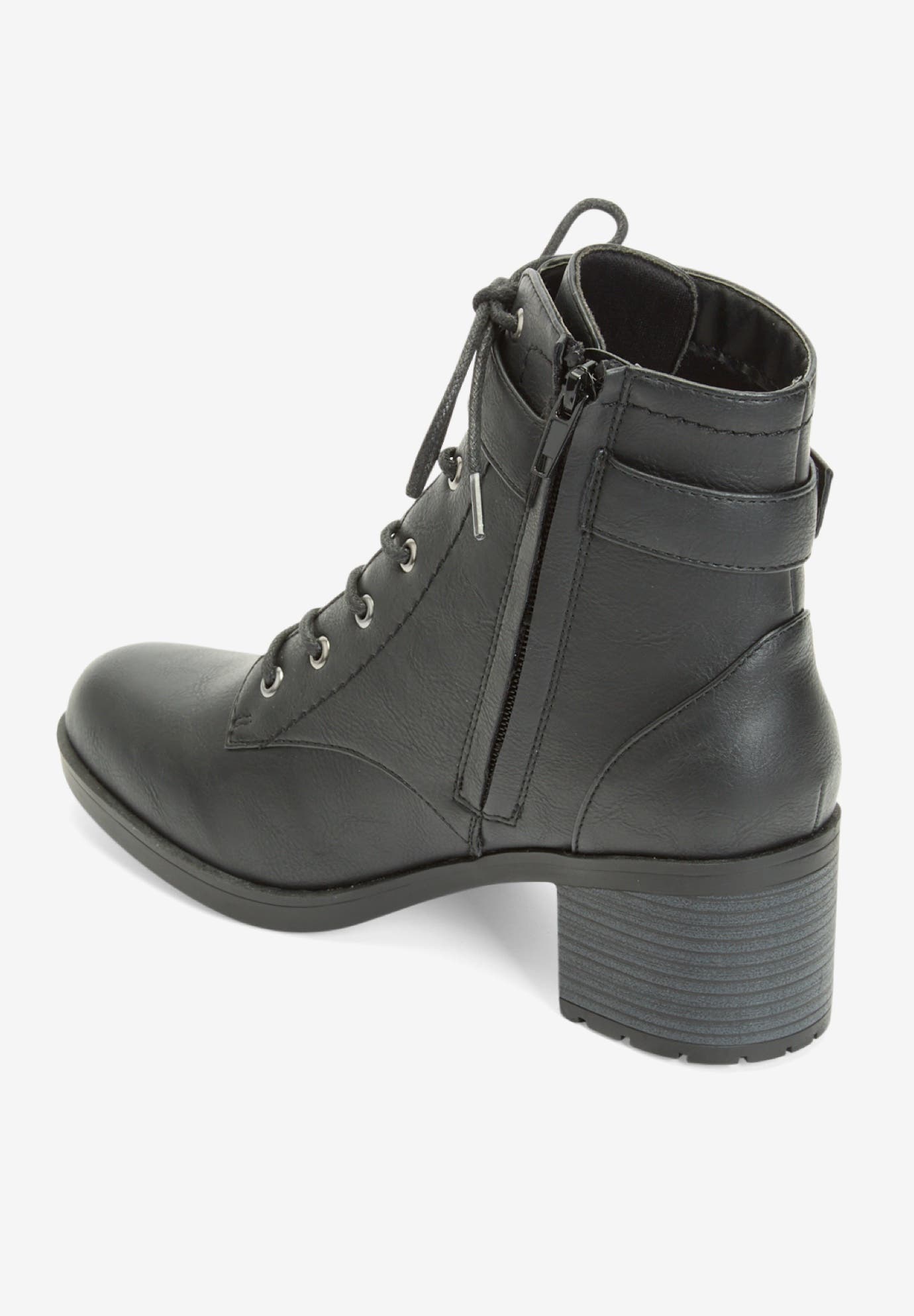 Comfortview The Astrid Bootie, Alternate, color, Black