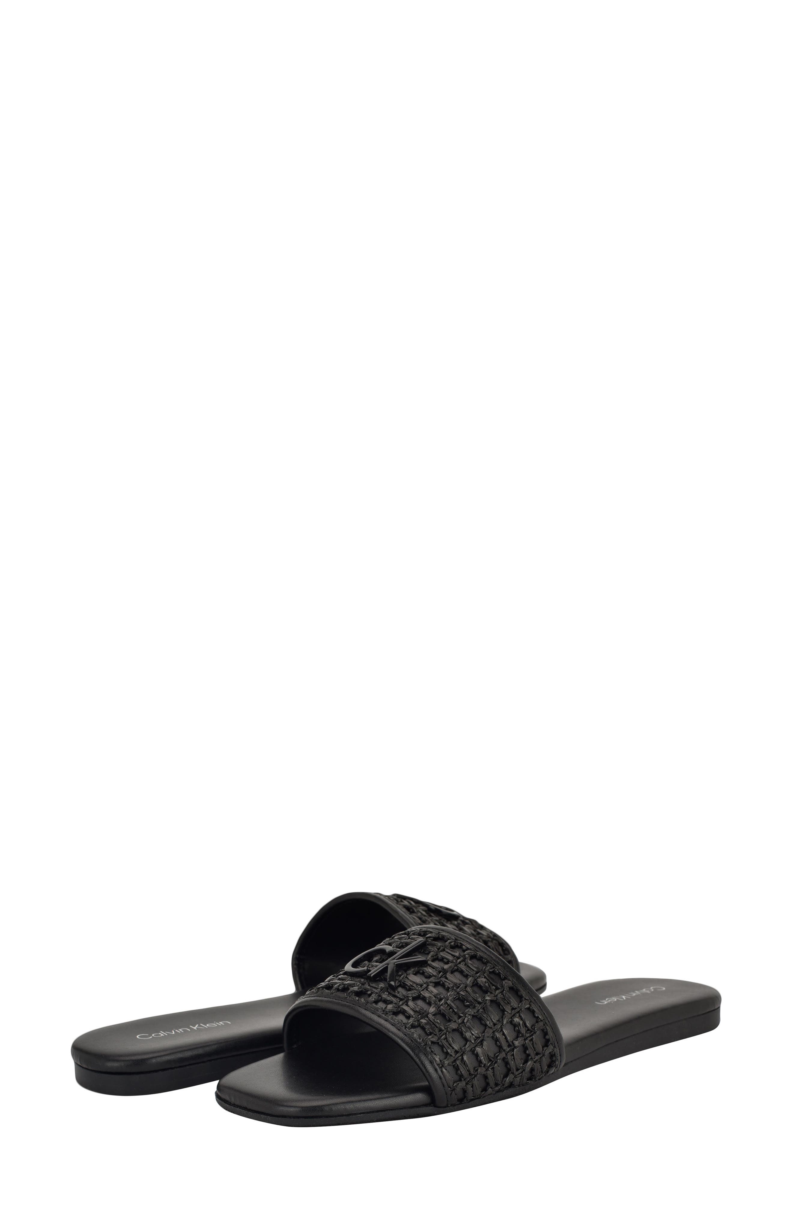 Calvin Klein Yolla Slide Sandal, Alternate, color, 