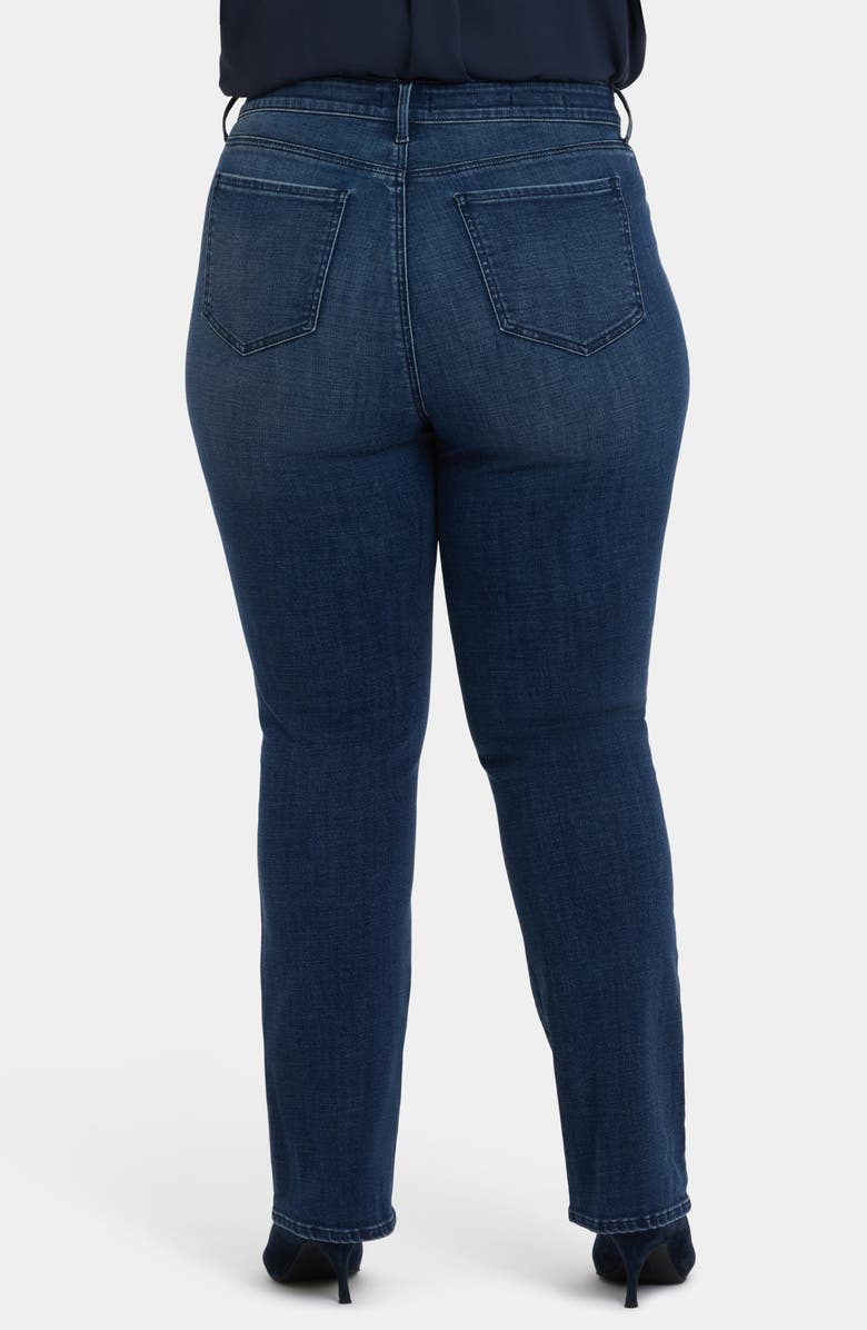 NYDJ Marilyn High Waist Straight Leg Jeans, Alternate, color, Moonlight