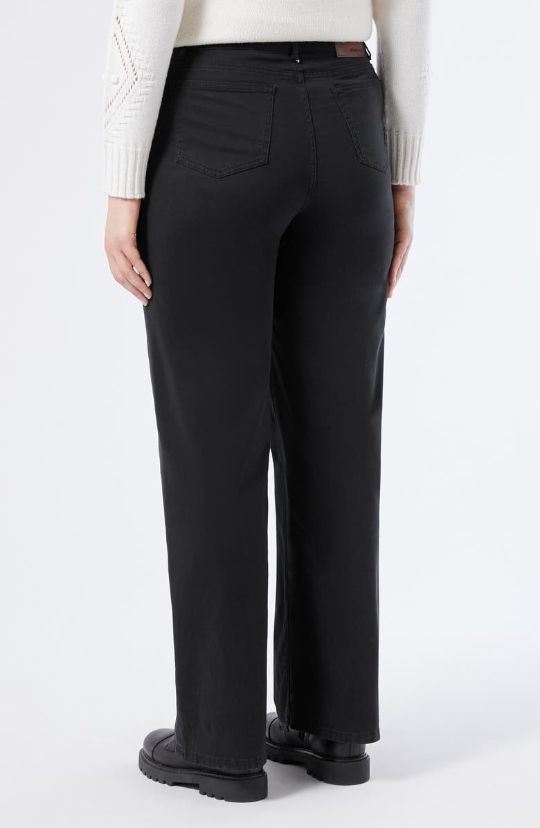 Marina Rinaldi Straight Leg Jeans, Alternate, color, Black