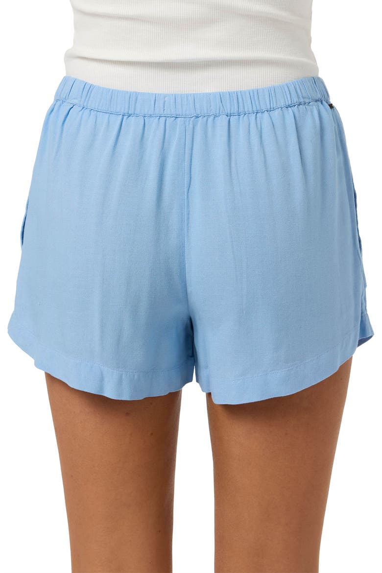 Farren Linen Blend Shorts, Alternate, color, BLUE GLASS