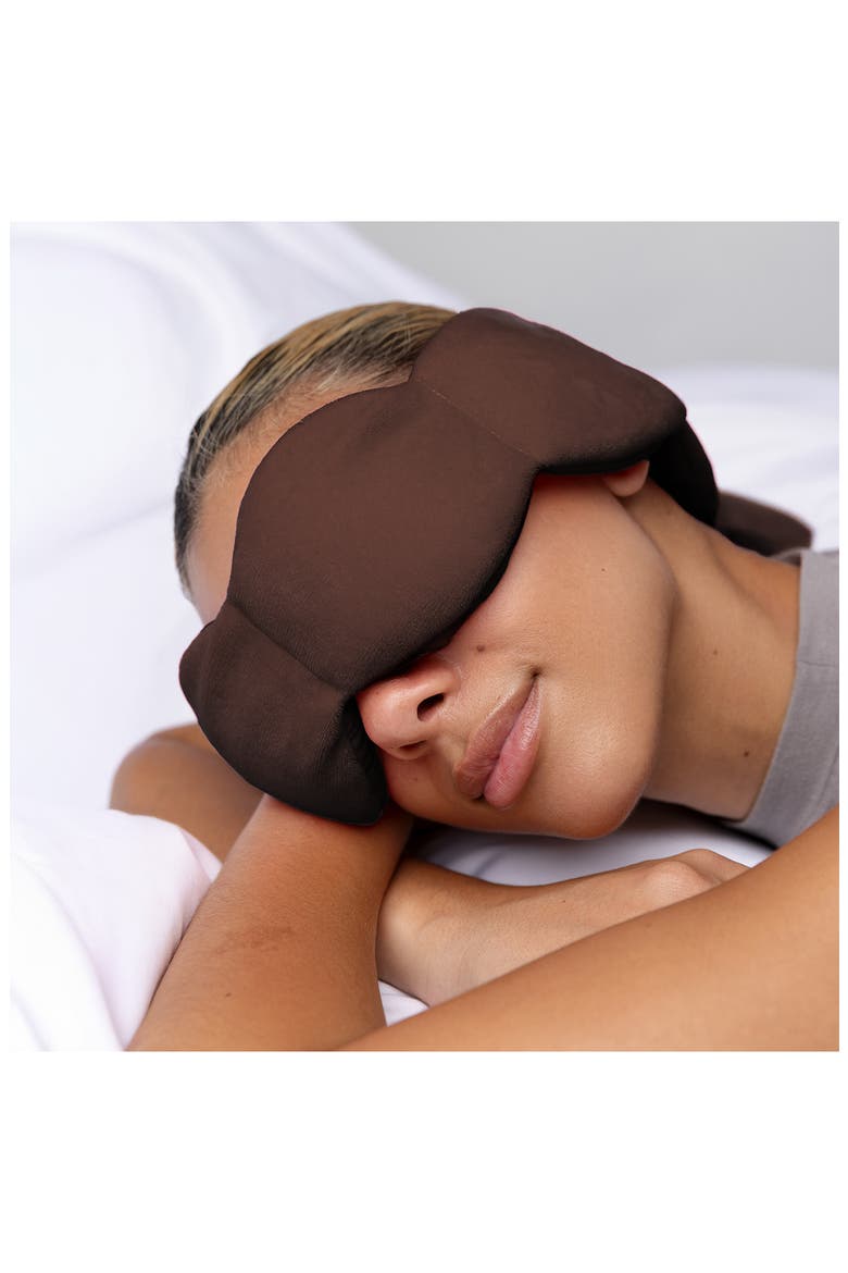 Sleep Mask, Alternate, color, ESPRESSO