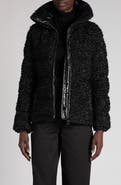 Moncler Urbel Metallic Tweed Down Jacket