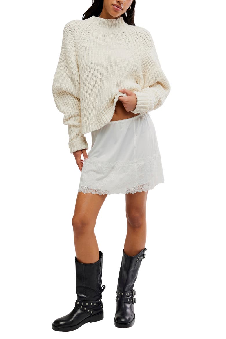 Low Tide Mock Neck Sweater, Alternate, color, MARSHMELLOW