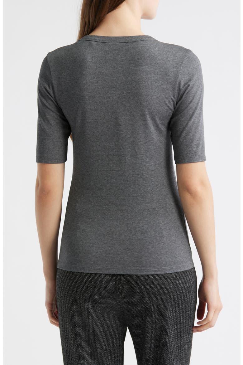 Efita Short Sleeve T-Shirt, Alternate, color, WALNUT ASH MELANGE