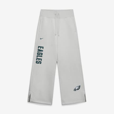 Women's Nike  Gray Philadelphia Eagles Primetime Phoenix Fleece Wide-Leg Sweatpants