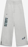 Nike Women's Nike Gray Philadelphia Eagles Primetime Phoenix Fleece Wide-Leg Sweatpants
