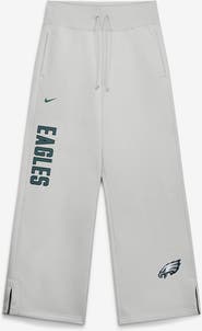 Nike Women's Nike Gray Philadelphia Eagles Primetime Phoenix Fleece Wide-Leg Sweatpants