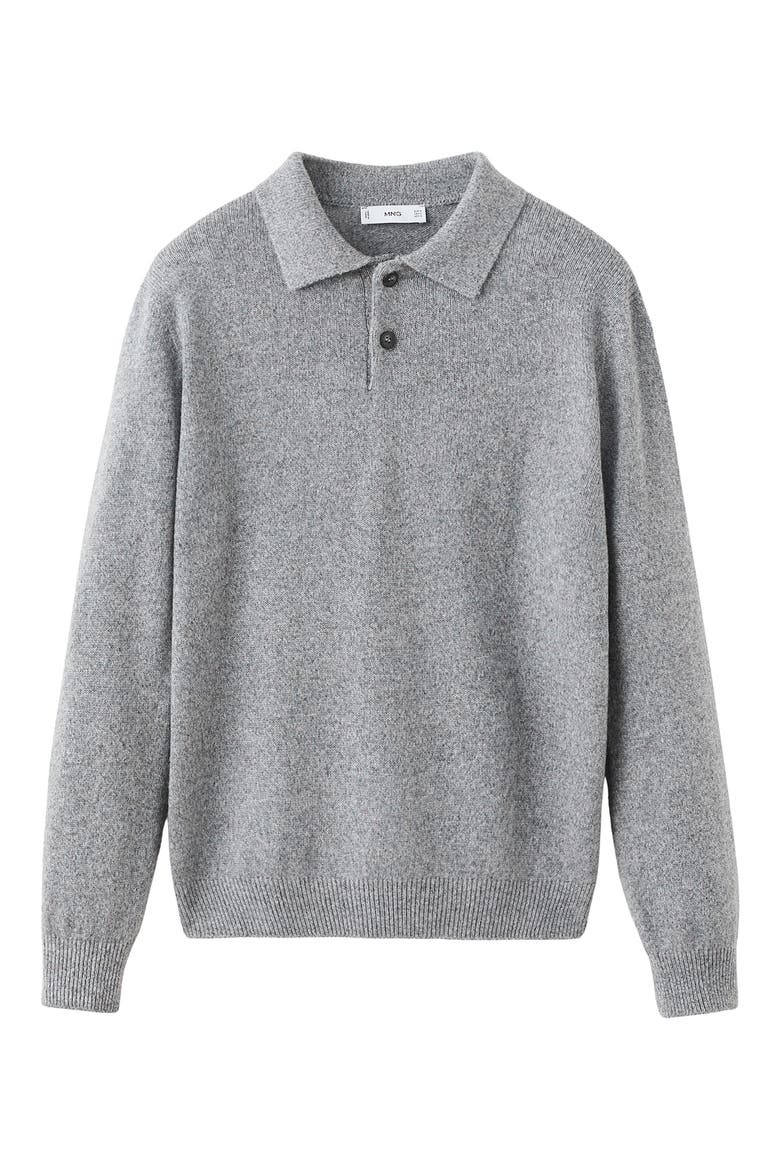 Polo Sweater, Alternate, color, GREY