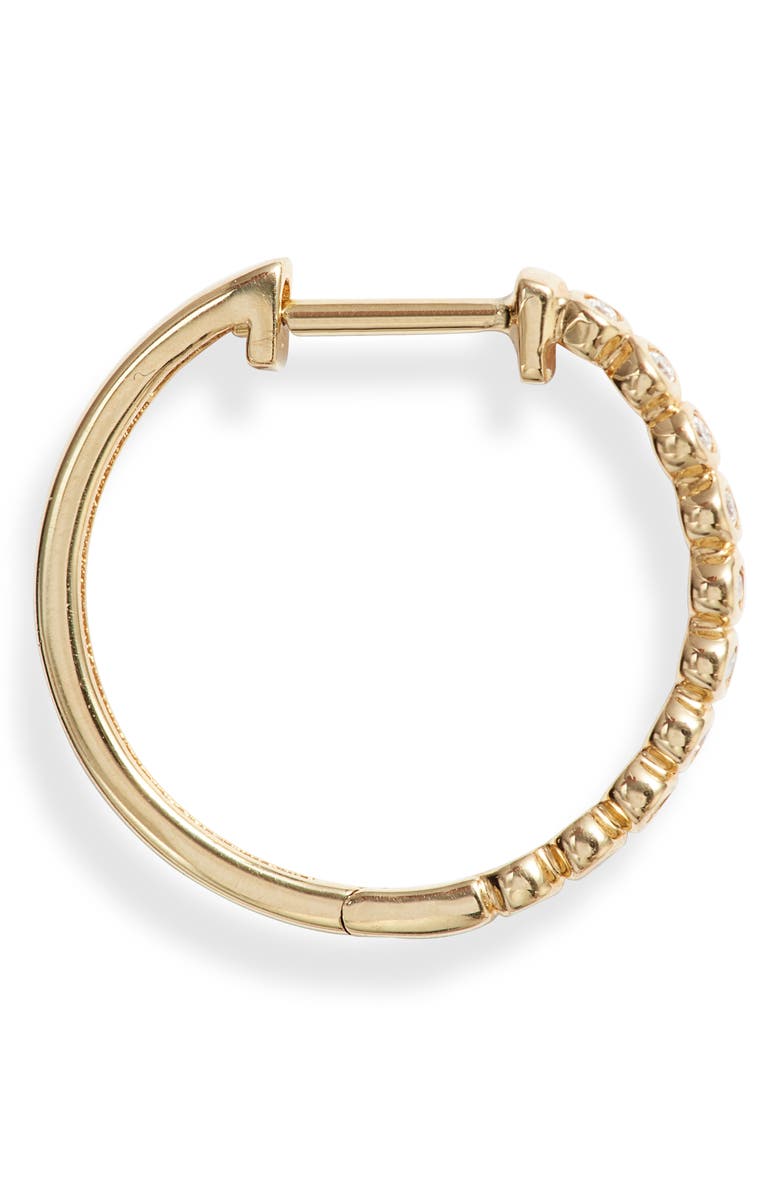 Bony Levy Monaco Beaded Diamond Hoop Earrings, Alternate, color, 