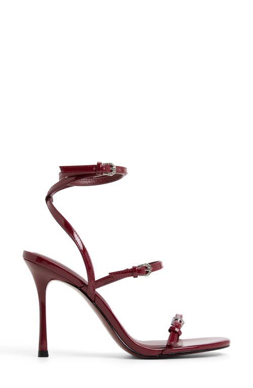 Aldo Jamielynn Ankle Strap Sandal In Red