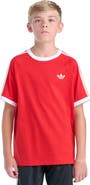 adidas Kids' 3-Stripes Ringer T-Shirt