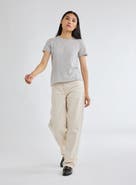 Majestic Filatures 100% Machine Washable Cashmere Short Sleeve Crewneck T-Shirt