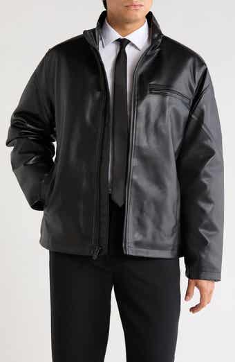 Faux Leather Jacket