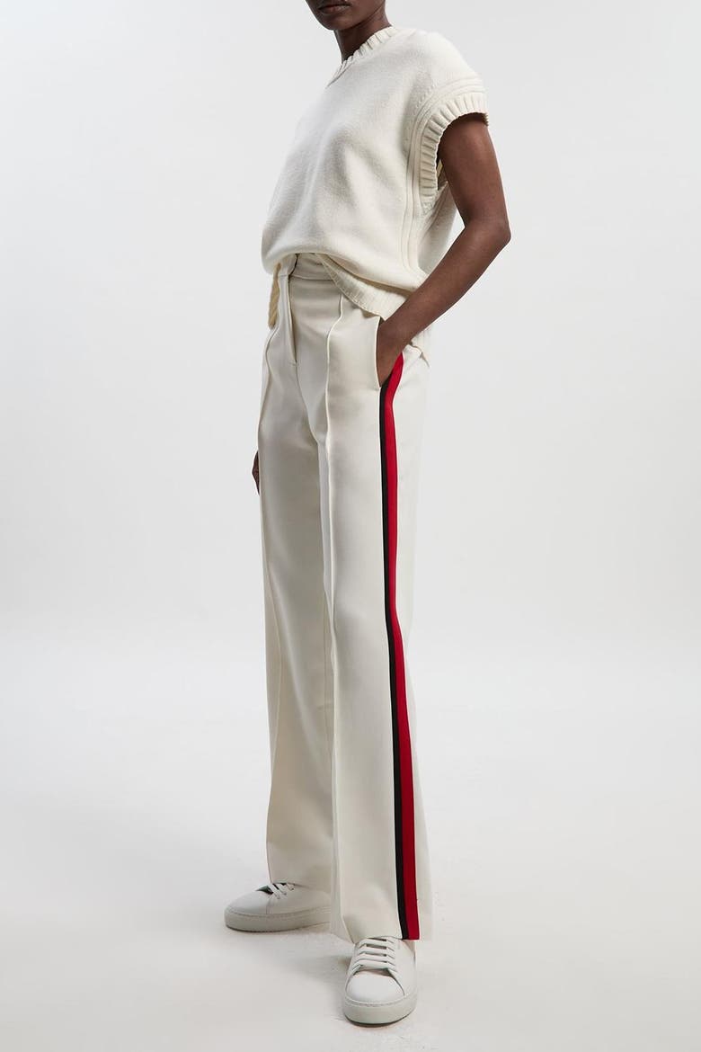 Tailored Straight Leg Trouser, Alternate, color, Ivory
