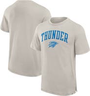 FANATICS Men's Fanatics  Cream Oklahoma City Thunder Crossover Collection Pull Up Jumper Shot Premium T-Shirt