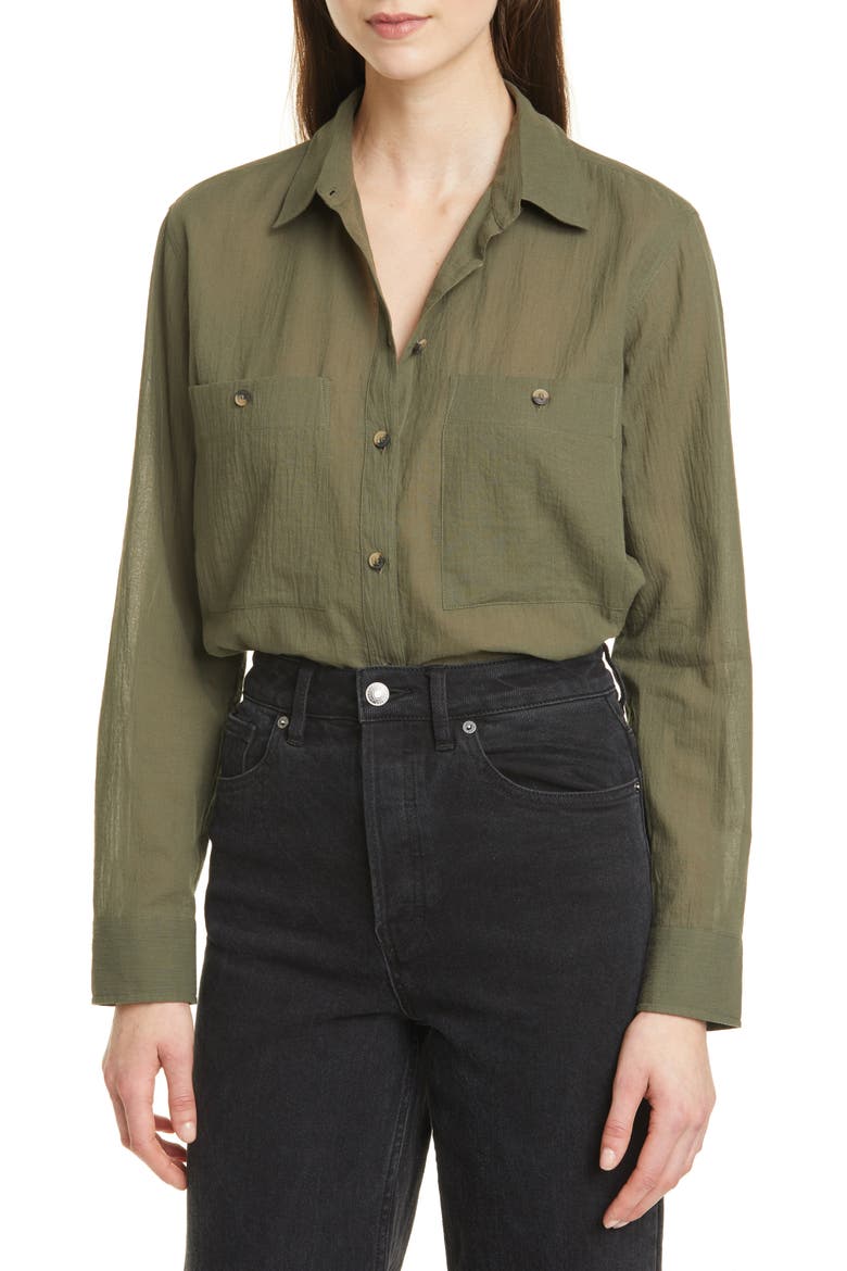 Marnee Shirt, Main, color, DARK OLIVE