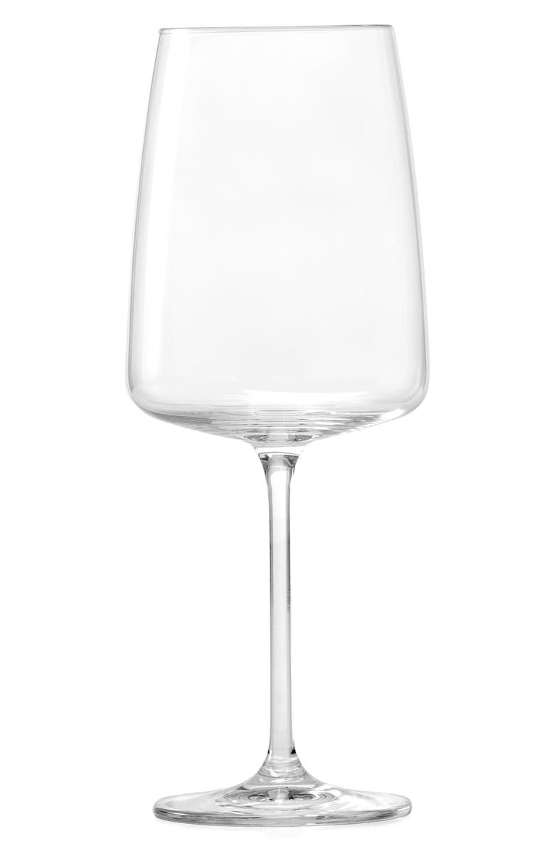 Schott Zwiesel Sensa Set of 6 Red Wine Glasses, Main, color, Clear