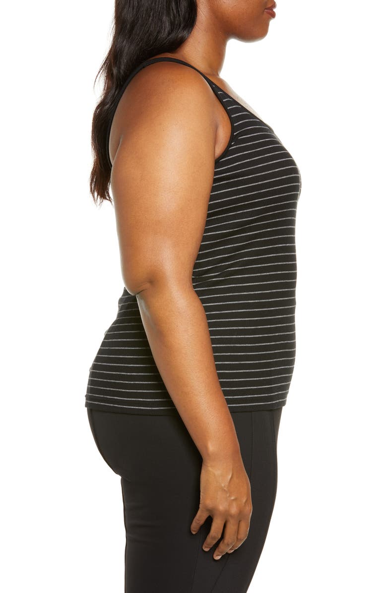 Vince Stripe Scoop Neck Tank Top, Alternate, color,