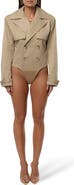 JLUXLABEL Horizons Double Breasted Trench Bodysuit