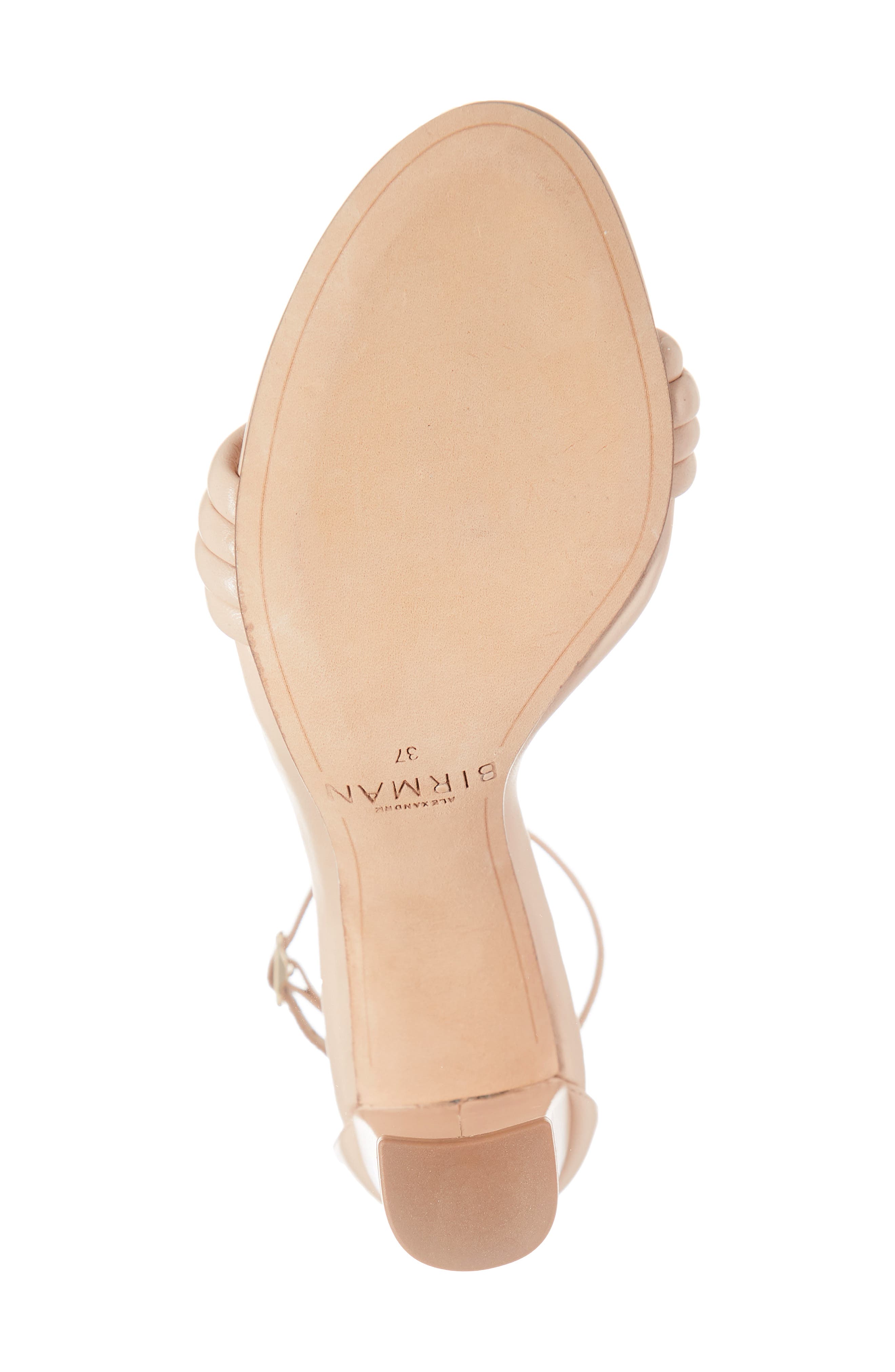 Alexandre Birman Chiara Knot Ankle Strap Sandal, Alternate, color, Light Sand