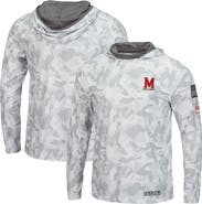 COLOSSEUM Men's Colosseum Arctic Camo Maryland Terrapins OHT Military Appreciation Long Sleeve Hoodie Top