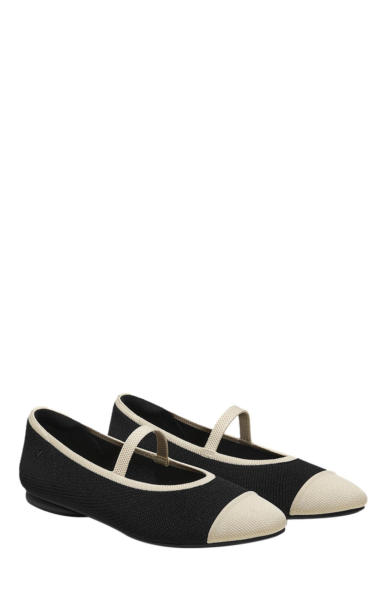VIVAIA Almond-Toe Mary-Jane, Main, color, Black Diamond