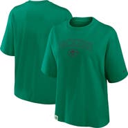Nike Women's Nike Green Green Bay Packers Glory Arch Boxy T-Shirt